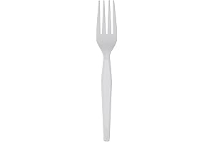 Dixie Heavy-Weight Polystyrene Plastic Fork (1,000-Count Case)