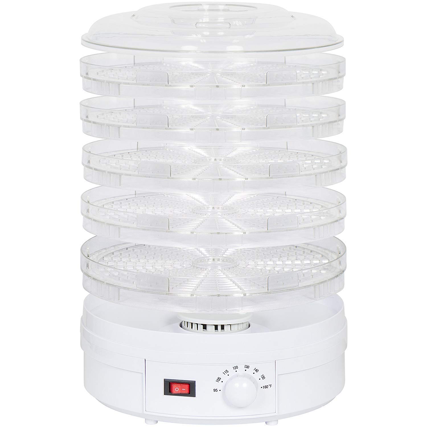 HomeFast Household Digital Multi-Tier Food Dehydrator Food Dehydrating Machine with Adjustable Trays for Fruits, Vegetables, Meat HomeFast Household Digital Multi-Tier Food Dehydrator Food Dehydrating Machine with Adjustable Trays for Fruits, Vegetables, Meat