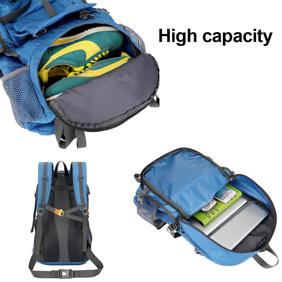 wanderrucksack damen 45 liter 45L für Für Wandern, Radfahren, Klettern, Bergsteigen und Reisen Sport Outdoorrucksack mit,A Sport & Freizeit 5-8-2026 Color:OD Green MTB zum Trekkingrad umbauen: