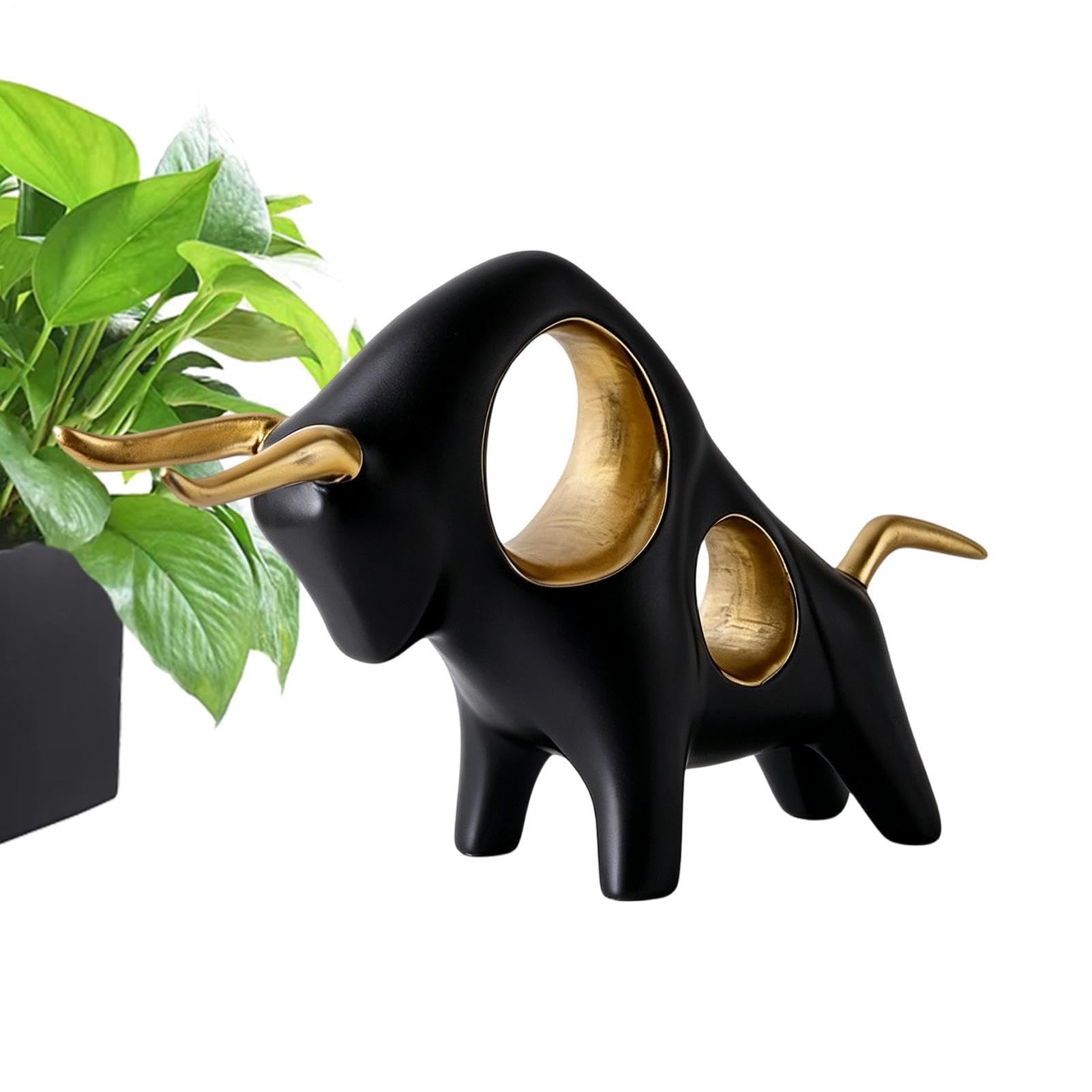 Décoration de figurine de bureau et sculpture animalière pour bibliothèque
