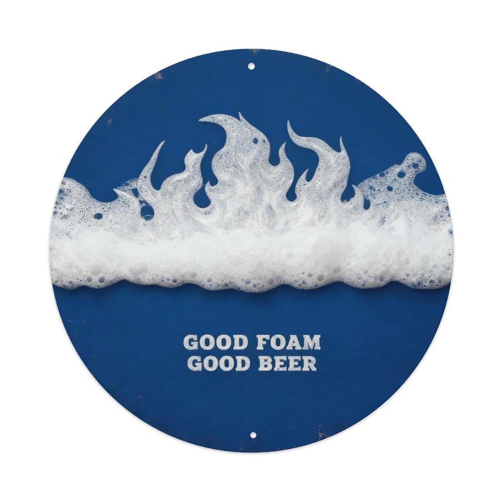 Good Foam Good Beer Metal Tin Sign Plaque