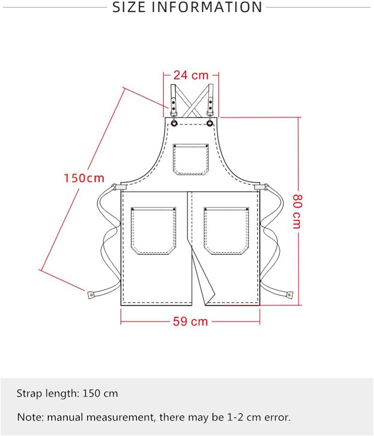 Tool Apron For Men With Pockets,Waxed Canvas Carpenter,Heavy Duty Carpenters Aprons