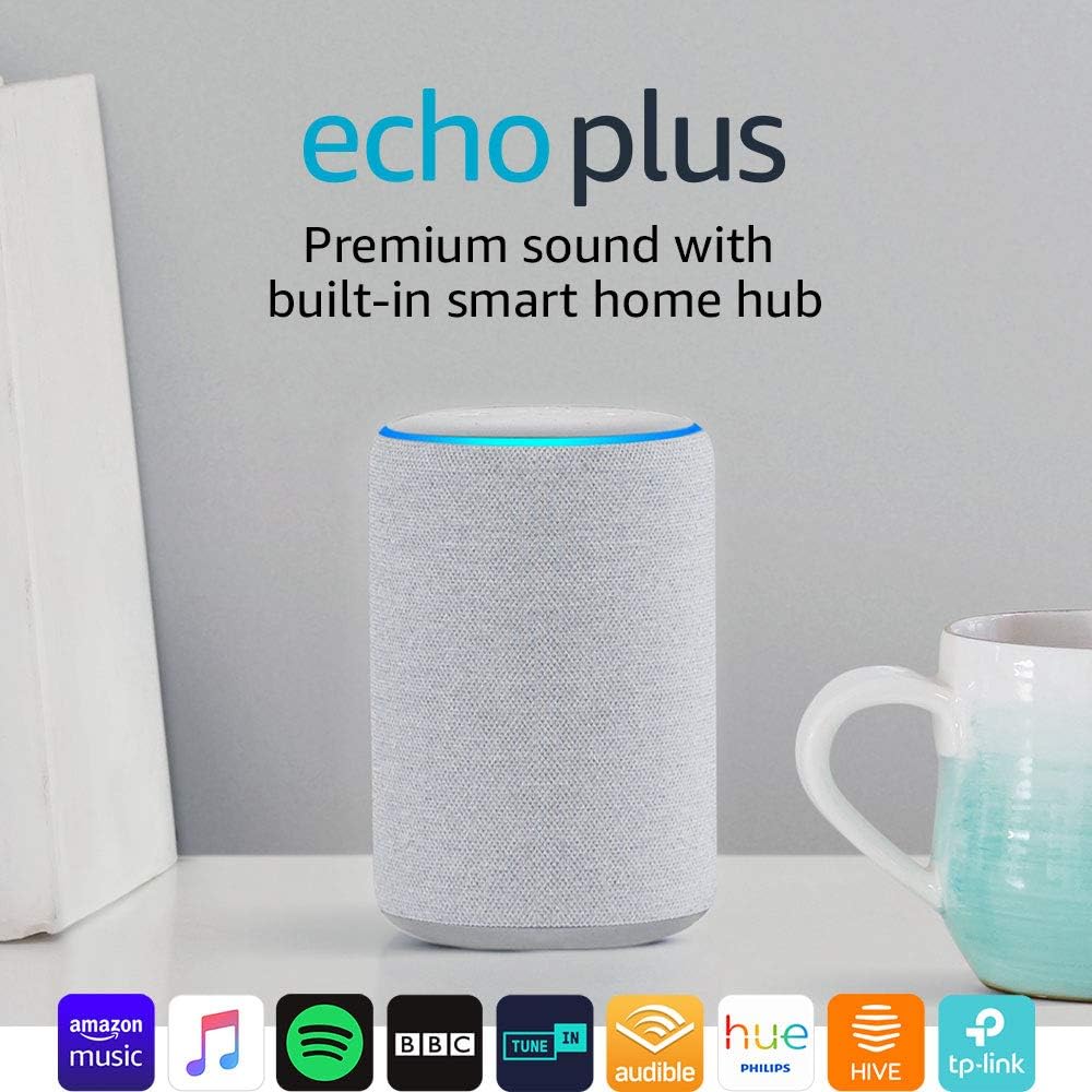 Echo Plus (2a generación) Sonido Premium con Puerto Rico Ubuy