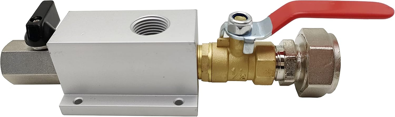 NYSUS Air Outlet Kit for 3/4 Inch Tubing System with 1/2 Inch NPT Outlet Port (With Couplers)