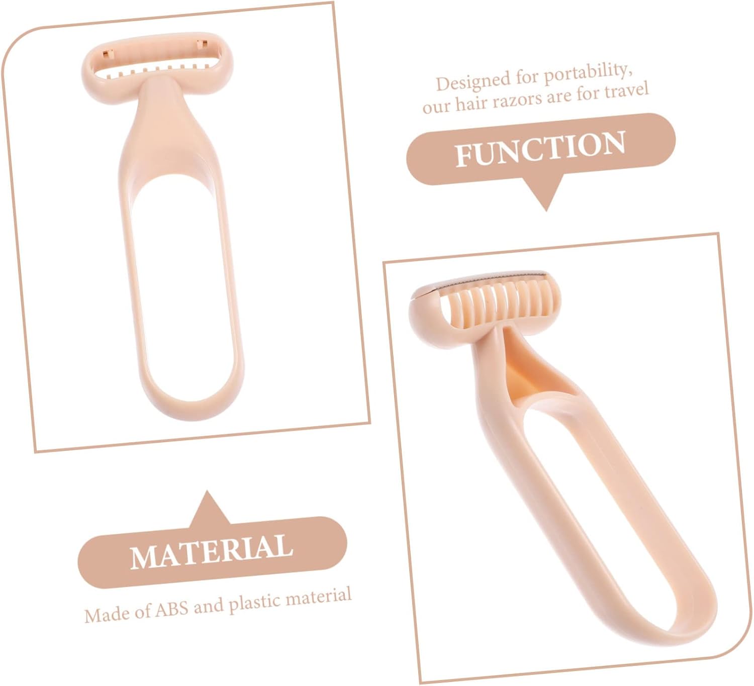 Body Hair Trimmer for Women Hair Removal Device Handle Design for Legs and Arms Easy to Use and Carry