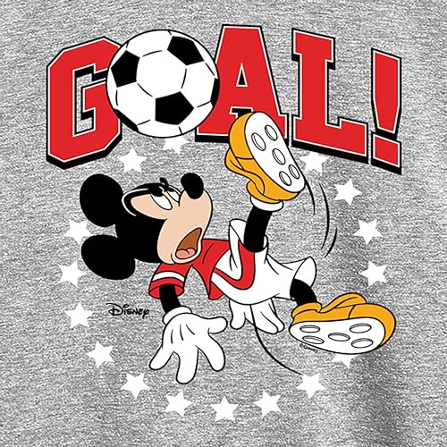 Disney Characters - Mickey & Friends - Goal - Mickey Plays Soccer - Toddler and Youth Long Sleeve Graphic T-Shirt3