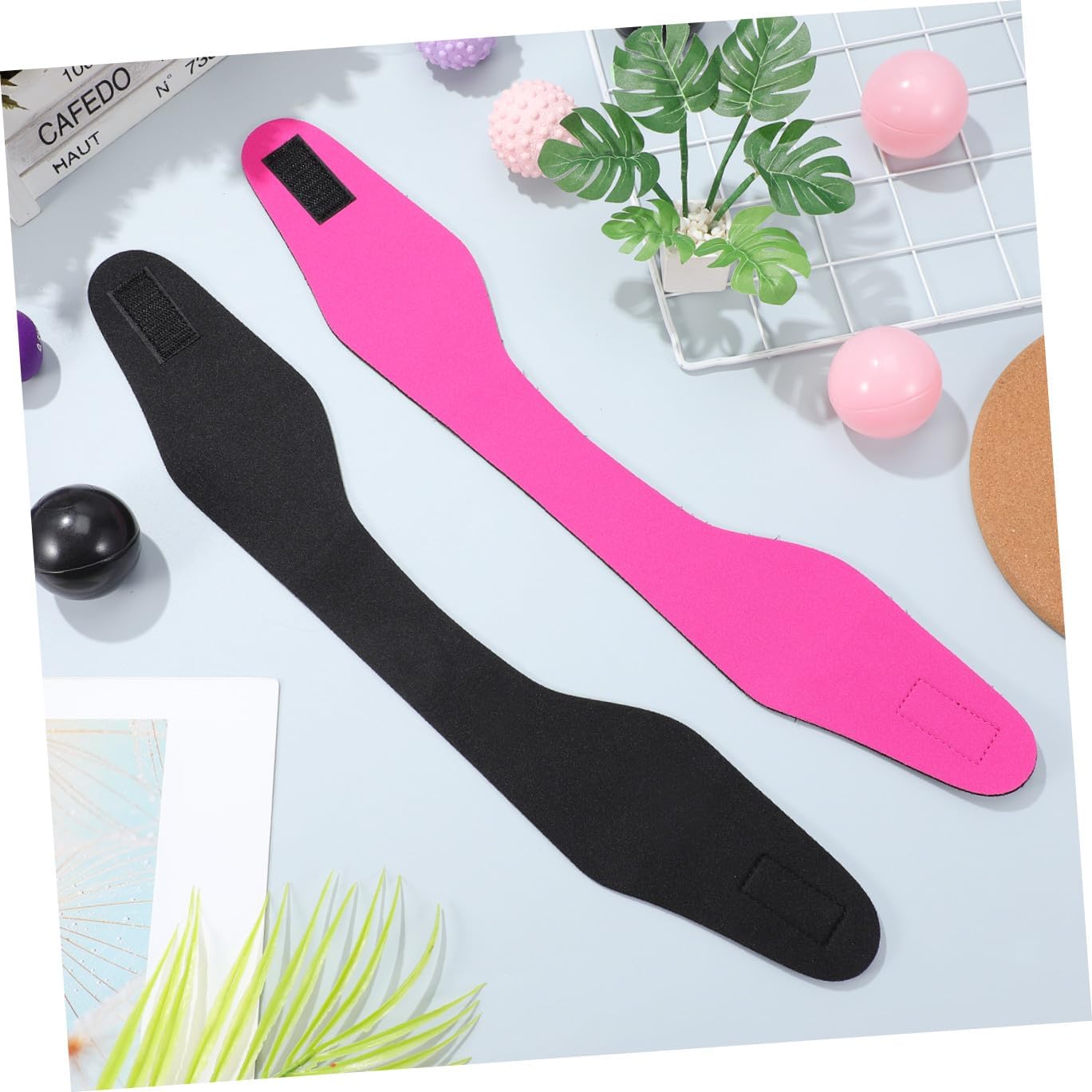 Sosoport 10pcs Elastic Ear Headbands for Boys and Girls Swimming Ear Bands for Water Sports and Swimming Activities