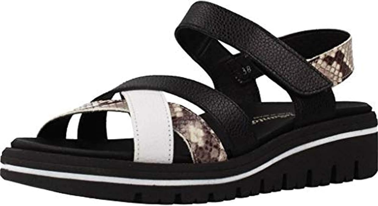 Women's Comfortable Sandal Removable Insole 200784 PieSanto Black Size