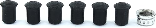 Spare rubber for walking stick with tip n 1 (ring + rubber)