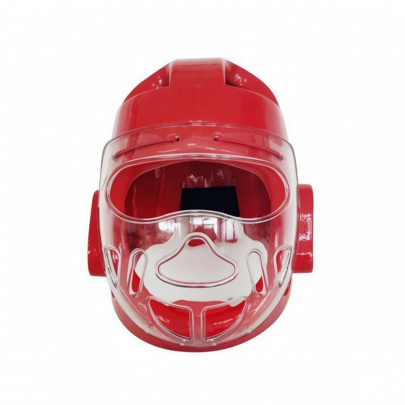 LOVIVER Casco con Cierre Ligero | Resisn, Casco con Máscara Facial, Profesional, Rojo, M