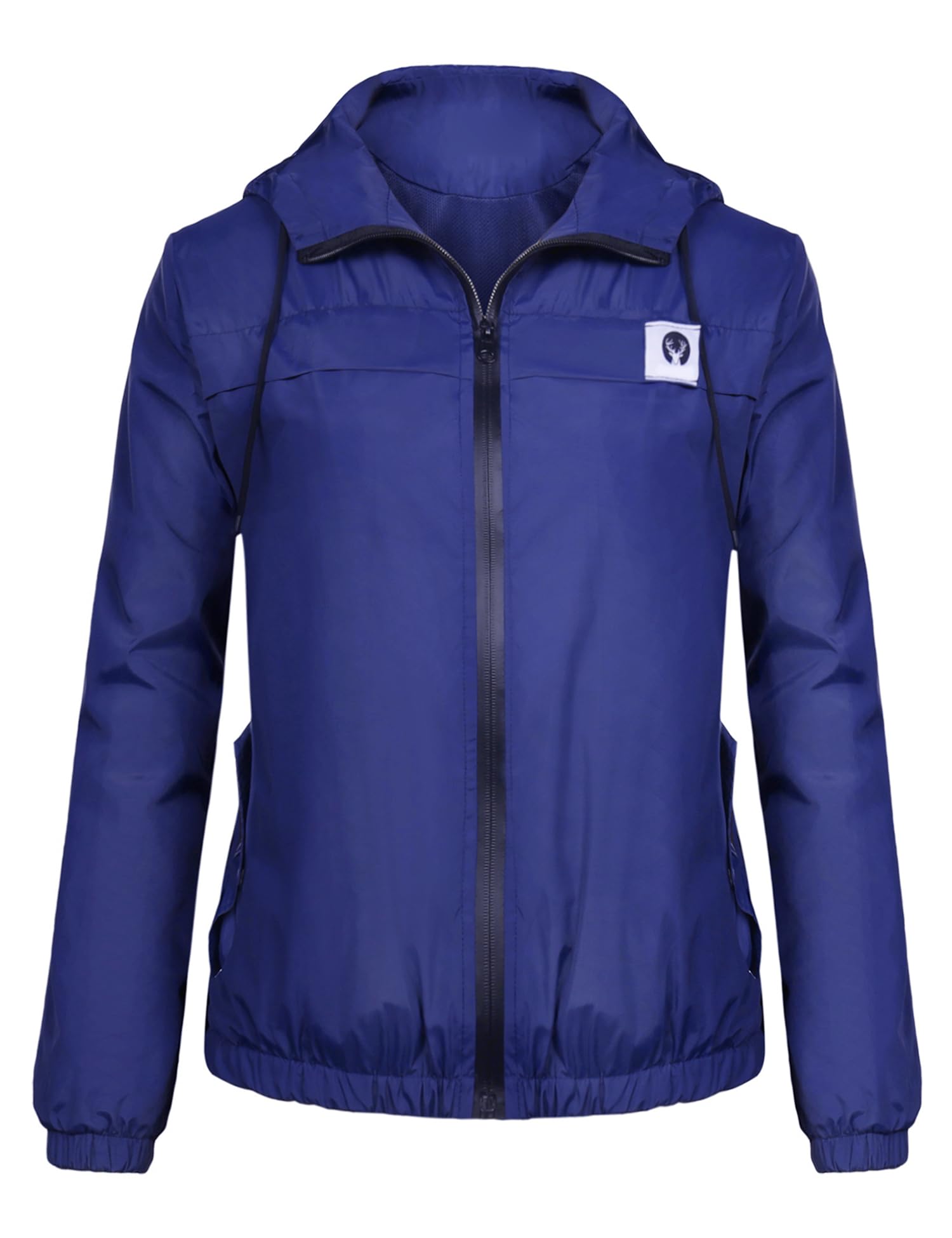 Signore impermeabile giacca a vento leggero traspirante Zipper Softshell Jacket Giacche pioggia sottile giacca con cappuccio all'aperto