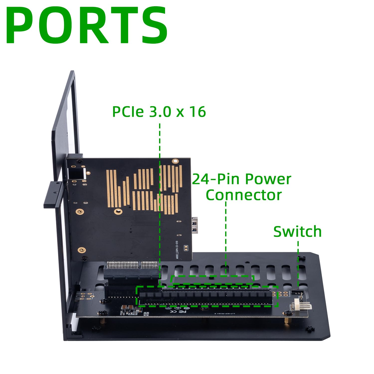 VIKINYEE eGPUエンクロージャー USB4 PCIe VK-Y900 VIKINYEE eGPUエンクロージャー USB4 PCIe VK-Y900
