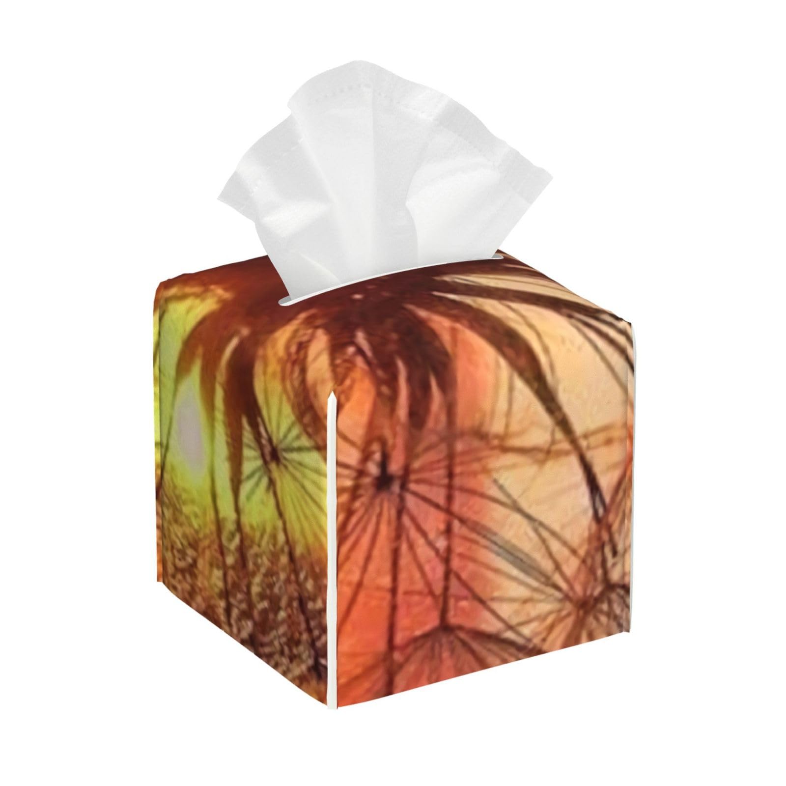 Dandelion Blow Ball PVC Cube Tissue Pack for Home Office Bathroom Use