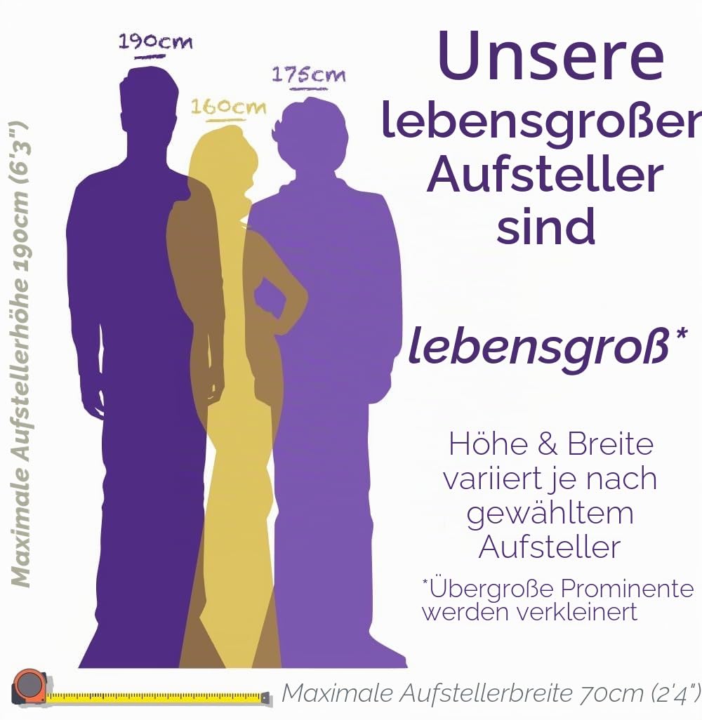 Pedro Pascal (Vest) Pappaufsteller lebensgross