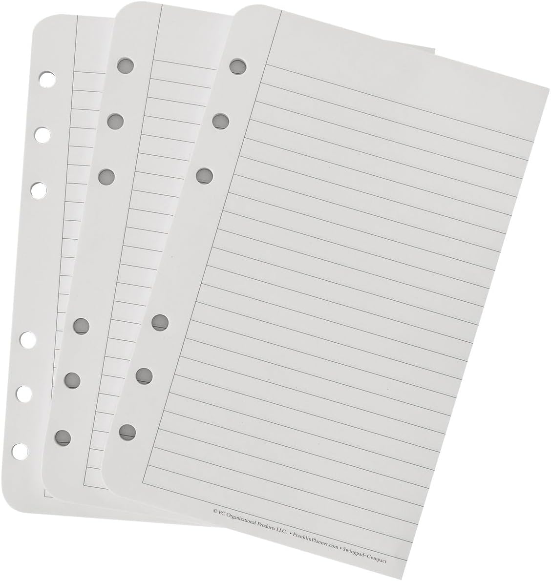 FranklinCovey - Swing Pad Refills for FranklinCovey Planners | Additional Lined Note Paper - Expansion Pages (Compact, 3 Pack)