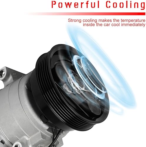 Miniatura 3 de cciyu Compresor de aire acondicionado 2003-2008 apto para Hyundai Tiburon 2.7L bomba de compresor de CA