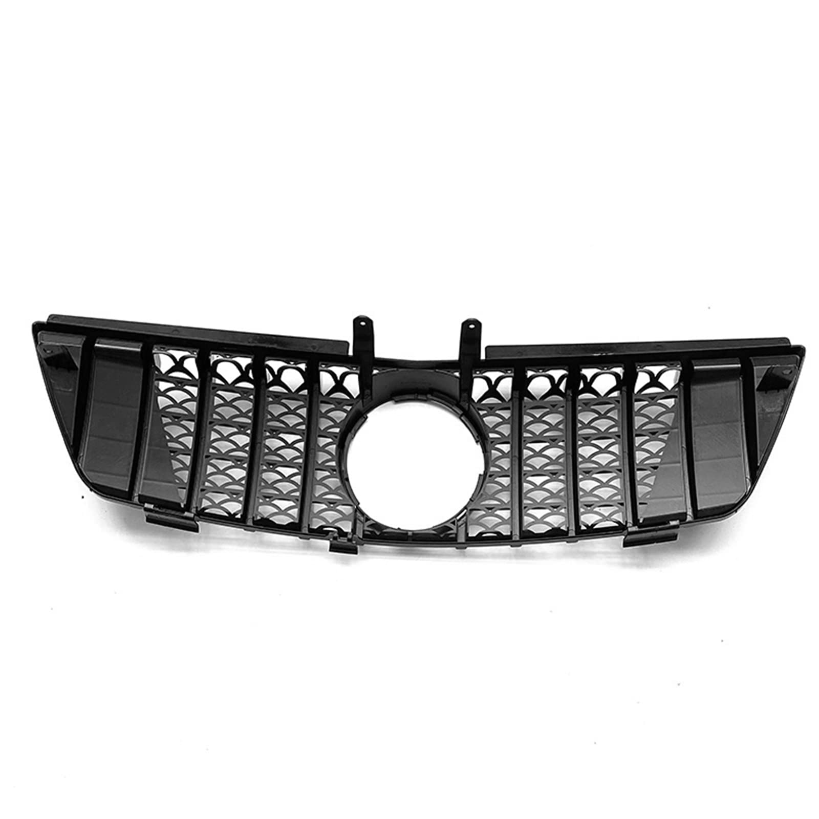 Kratka zderzaka przedniego do Mercedes Benz ML klasa W164 2005-2008 GT styl srebrny czarny
