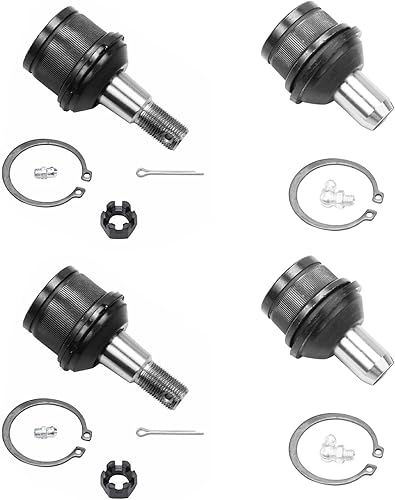 Detroit Axle - 4 rótulas delanteras para Ford F-250 F-350 Super Duty 2WD 1999-2012, Excursión 2000-2005, reemplazo del juego de rótulas superior e
