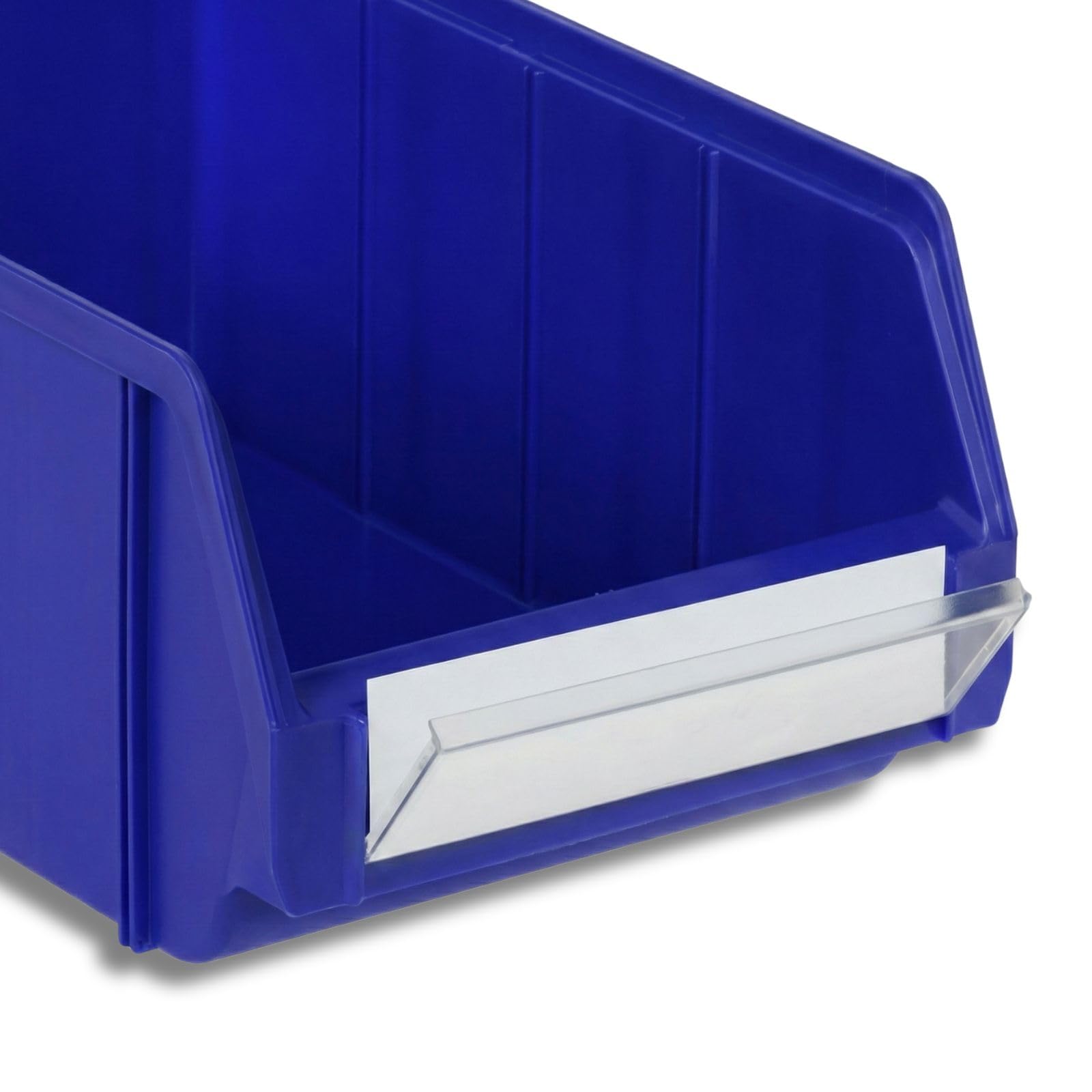 8 Stück Sichtboxen – Stapelbare Aufbewahrungsboxen aus PP (Polypropylen), verschiedene Größen, Lagerboxen für Werkstatt, Keller, Büro & Haushalt (335 × 209 × 152 mm (02))