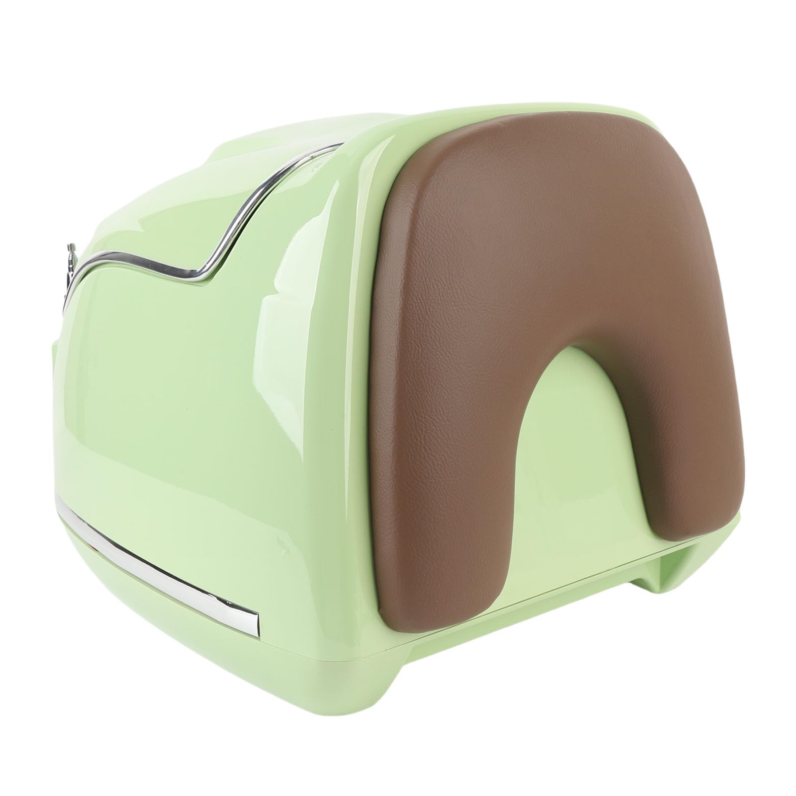 Dioche Coffre de L Top Case tanche Ajustement Universel avec Plaque de Base de Verrouillage Cl pour Casque Vert