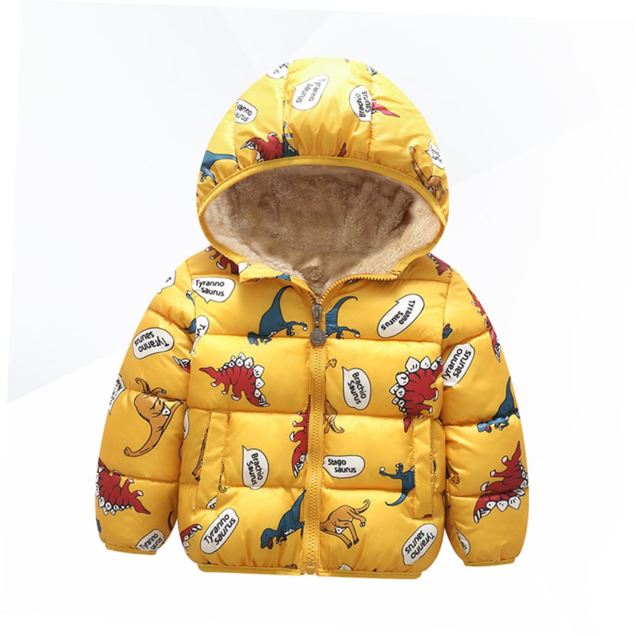 Bambini Puffy Giacca Puffy Tuta Sportiva Imbottita Zip Up Giacca Giacche Invernali Per I Bambini Soffice Giacca Crop Giacche Puffy Giacche Cappotto Cerniera Bambino