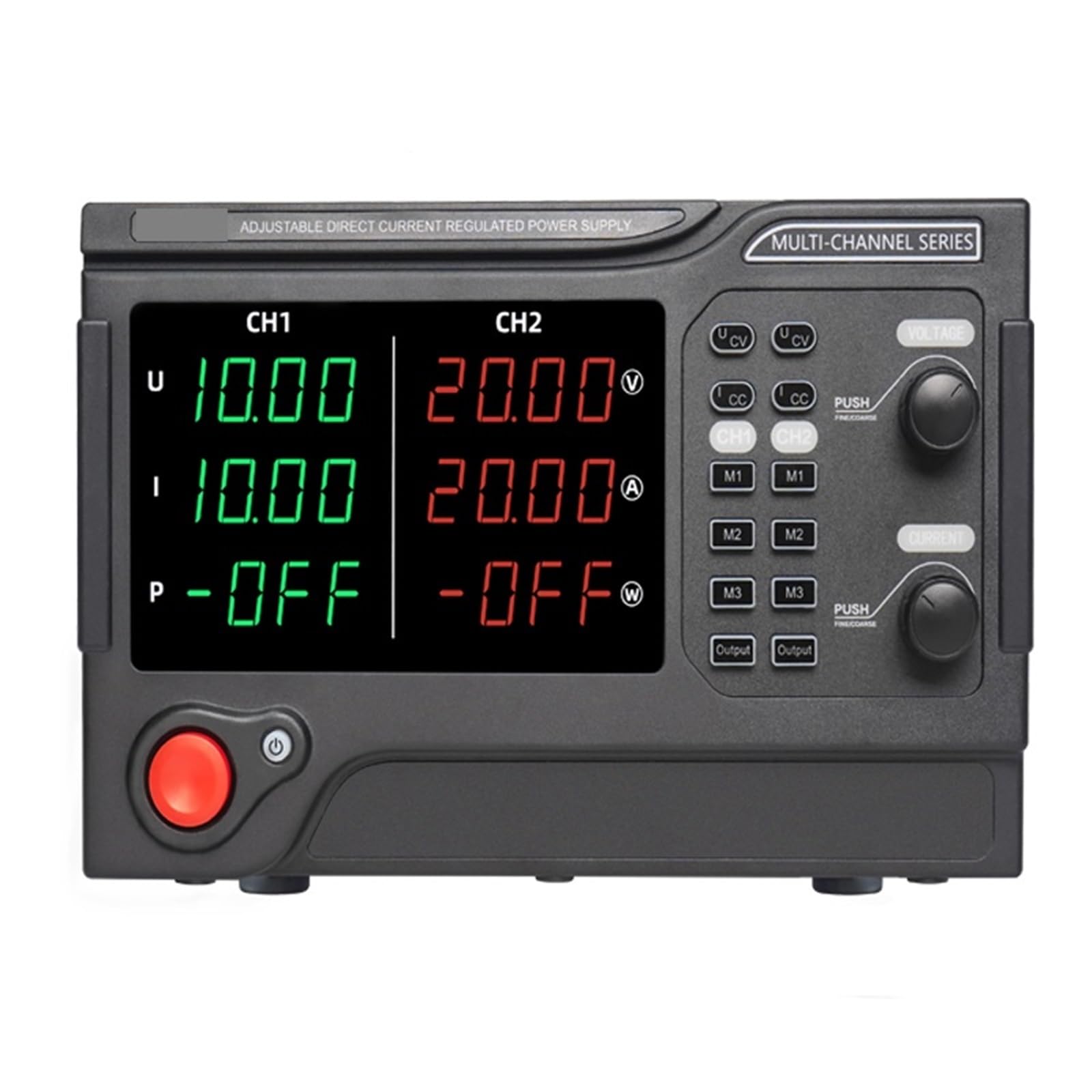 Fuente de alimentación Fuente de alimentación programable de dos canales, conmutación de CC ajustable, pantalla LED, protección contra sobretensión.(ETM-3020PC)