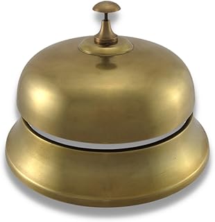 Oversized Bronze Finish Aluminum Desk Bell