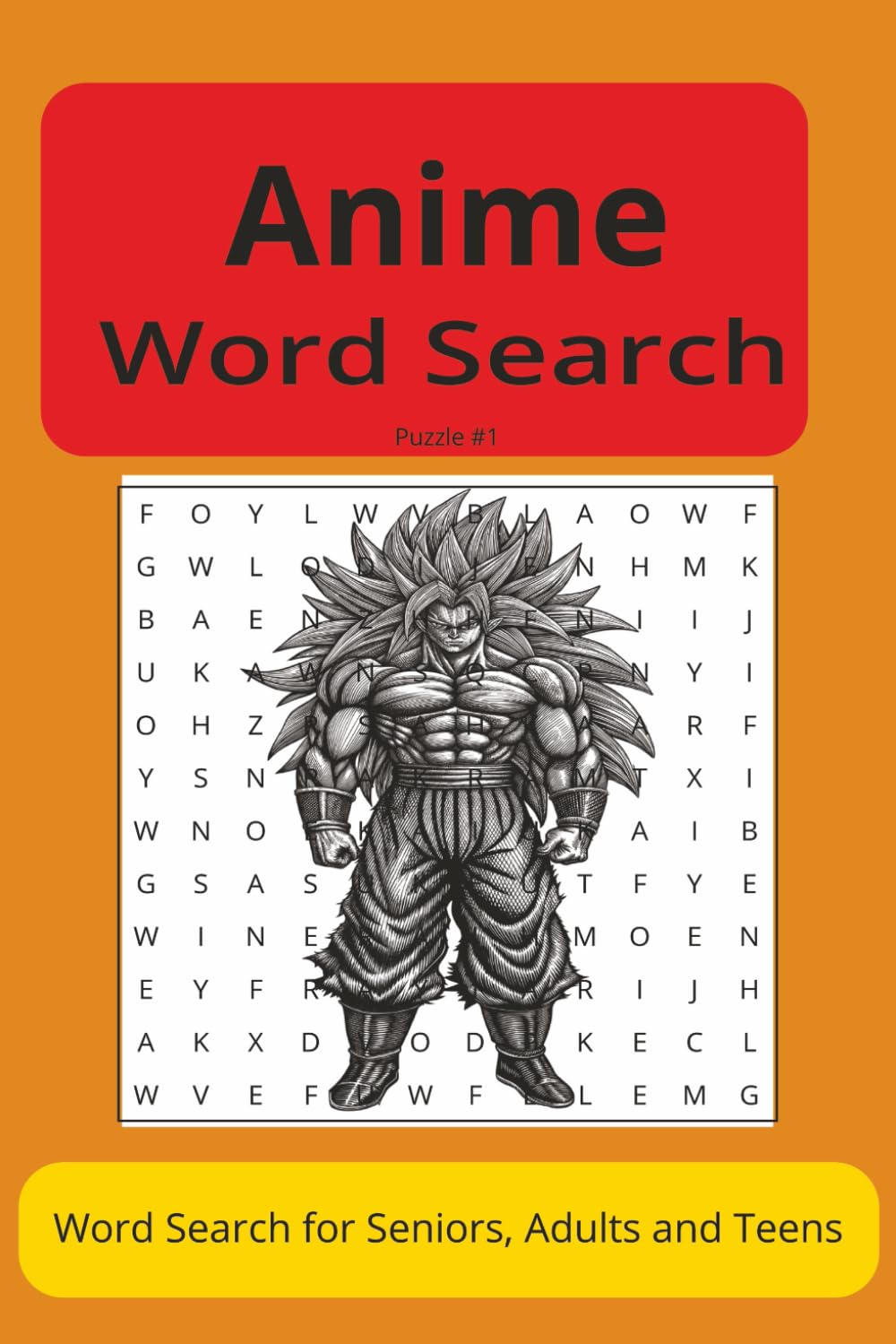 ANIME WORD SEARCH: ANIME WORD FIND BOOK FOR ADULTS, SENIORS AND TEENS