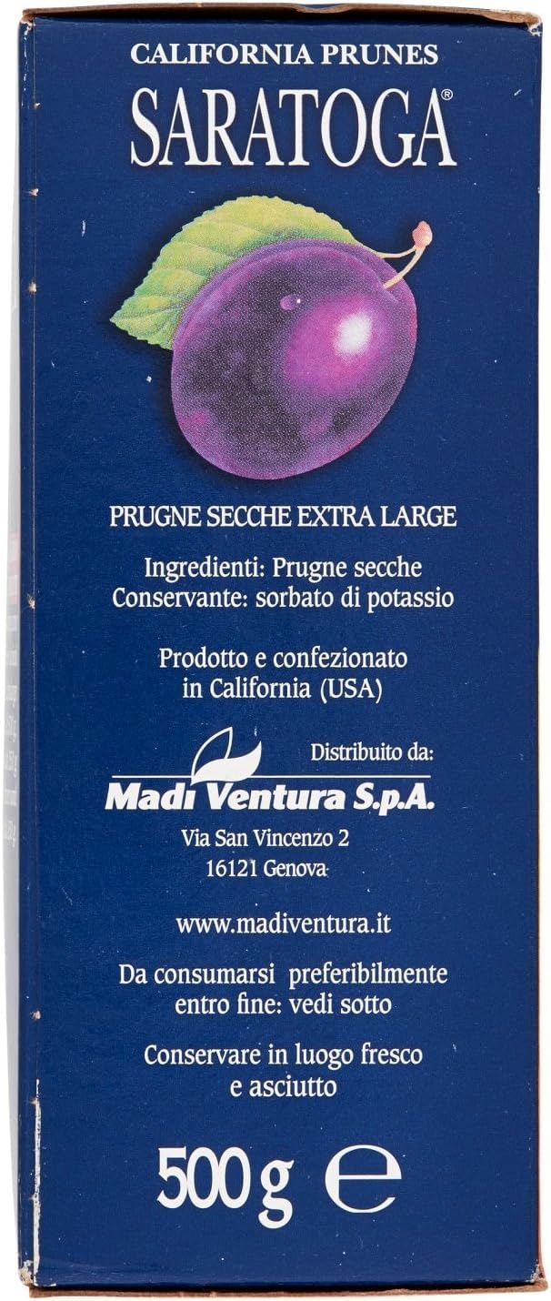 3X Confezione Per Saratoga - Prugne Secche, Extralarge - 3 confezioni da 500 g