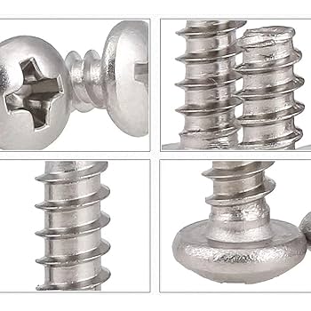 Amazon.co.jp: 304 Stainless Steel Bolt Cross Pan Head