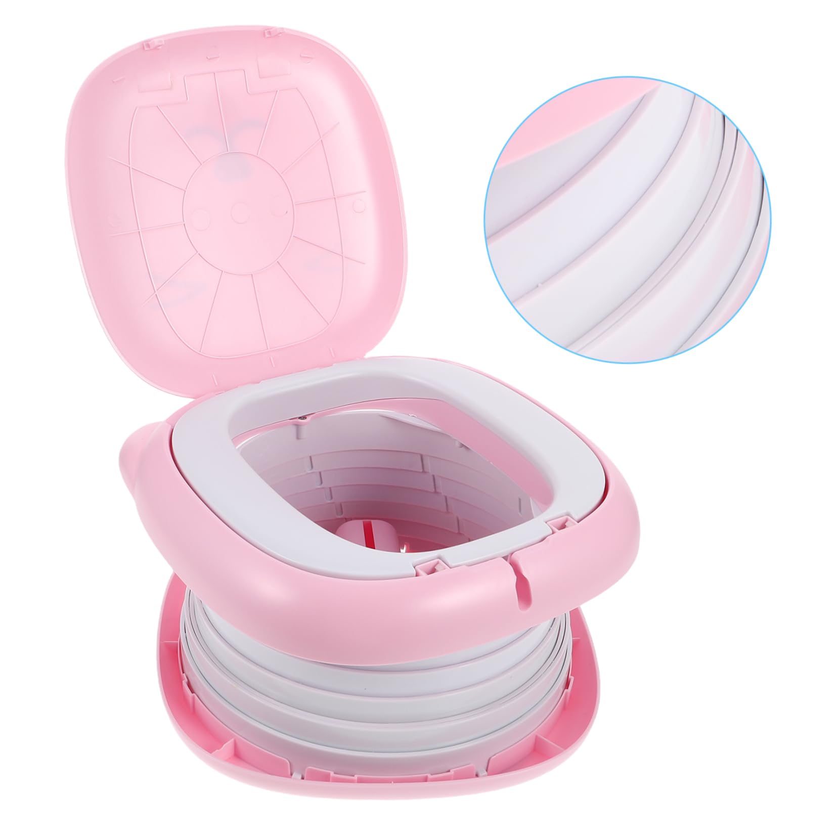 BESTonZON Orinal De Viaje Para Pequeños Asiento Plegable Para Entrenamiento Adecuado Para Coche Silla De Baño