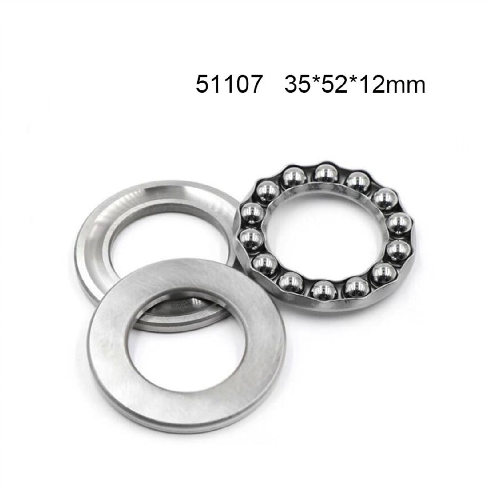 5 uds 51107 rodamiento de Empuje 35 * 52 * 12mm (5 uds) ABEC-1 Axial 51107 rodamientos de Bolas 8107 2022