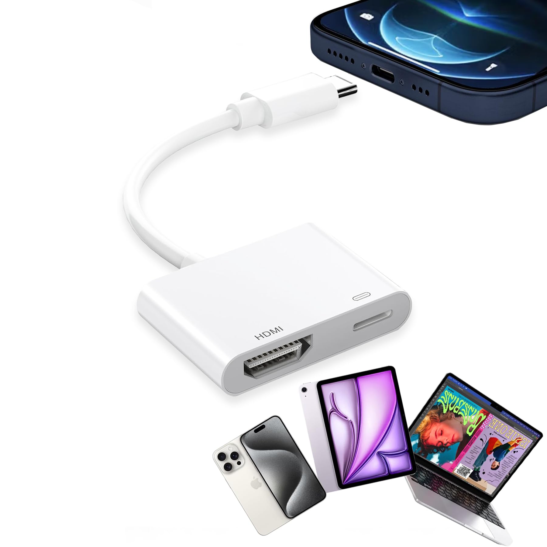 Amazon.co.jp: USB Type C HDMI 変換アダプタ【2025新登場】iPhone17