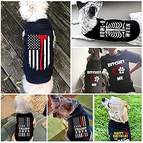 Dog Shirts Love Me Funny T-Shirt Pet Clothes Soft Breathable Hoodie Sweater For Small Dogs Cats Puppy S #TOP5