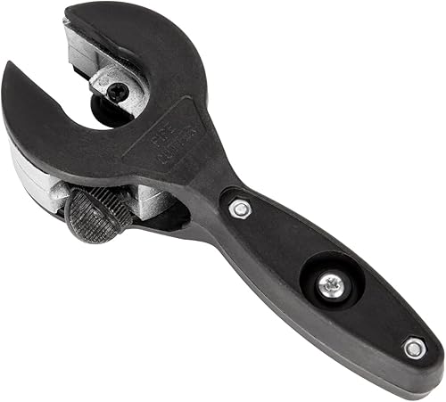 Wostore Cortador de tubos de trinquete para tubos de 516"-1-18" para cortar tubos de metal blando de PVC de cobre en espacios confinados