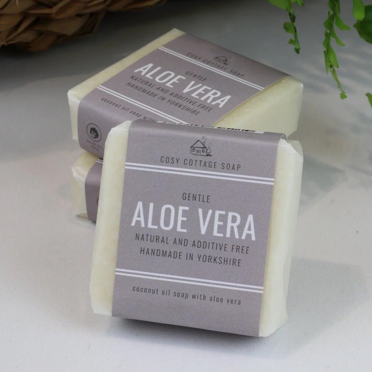 Cosy Cottage Aloe Vera Soap Bar- 110g, Clear, 110 g (Pack of 1) - Image 3