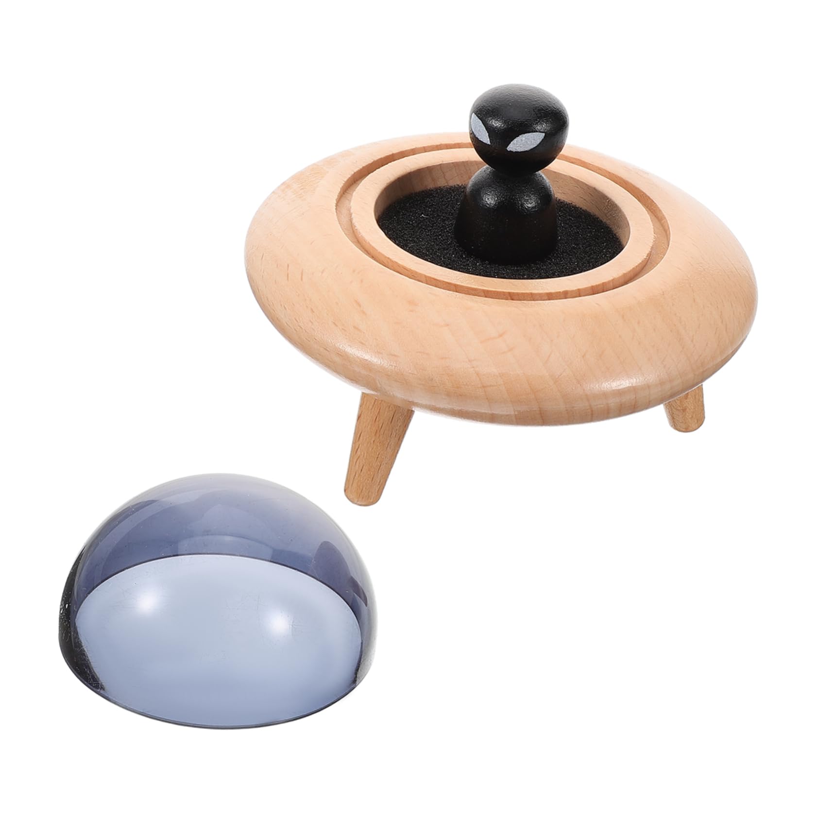 Totority Baby Tooth Case Wooden Baby Tooth Storage Decorative Boys and Girls's Sturdy Structure