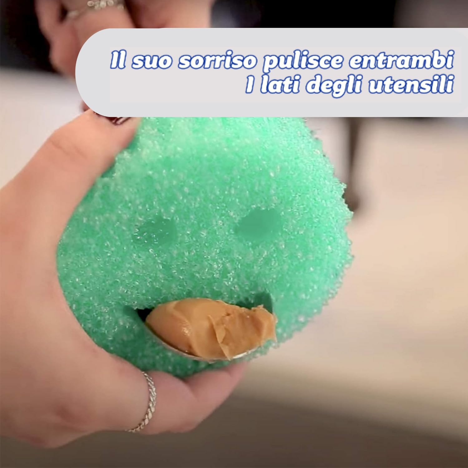 Scrub Daddy Spugna Lavapiatti 3 Pezzi - Morbida, Non Graffia, Lavabile In Lavastoviglie, Multicolore