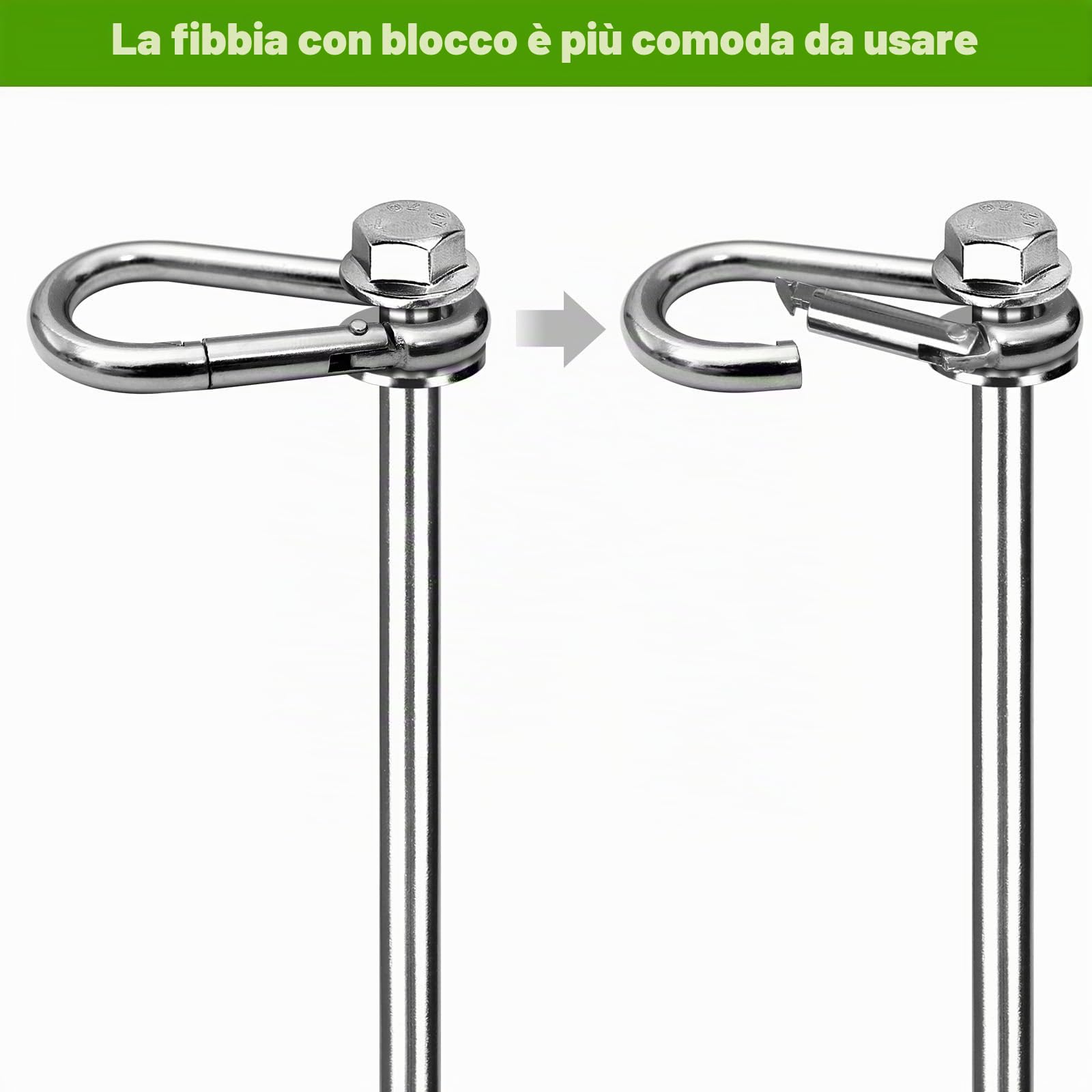 SELEWARE 4 fuoristrada, picchetti per esterni, campeggio, ancoraggi a terra, picchetti in acciaio inox, per altalena, escursioni, trampolino, tenda, capannone, campeggio