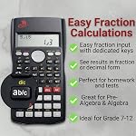 Red Star Tec Scientific Calculator SC-216 - School Calculator for Students Scientific Non Graphing Calculator Suitable for Business Use