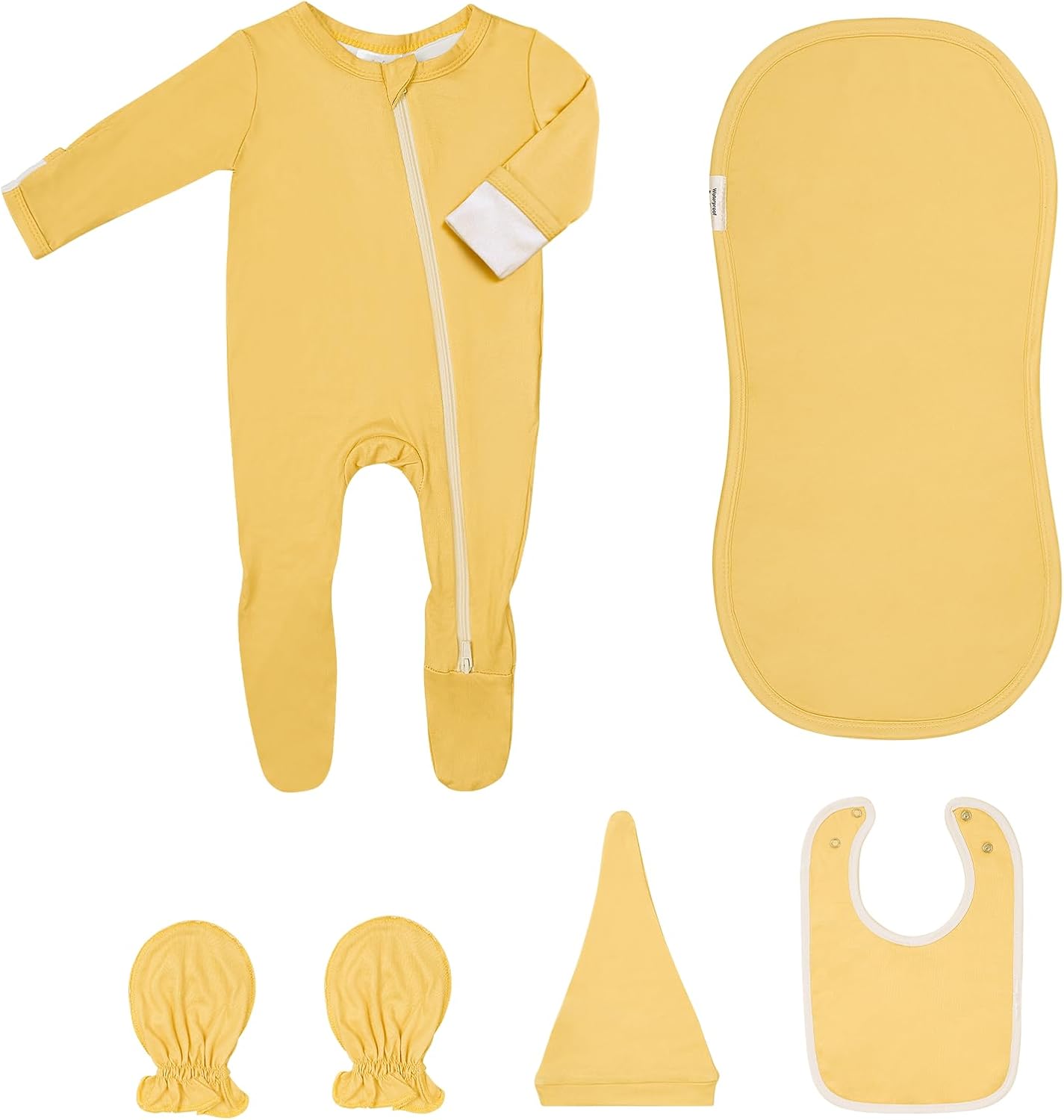 5pcs Newborn Layette Gift Set for Baby Boys & Girls,0-3-6month Ultra-Soft Unisex Clothing Essentials