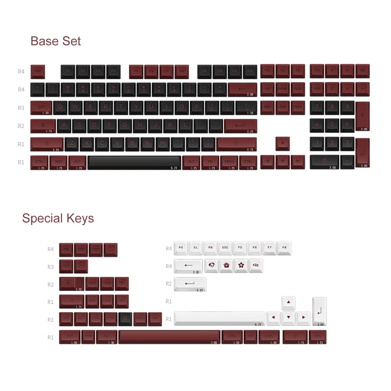 Amazon.co.jp: Akko Bred 158キー ASA プロファイル PBT ダブル 