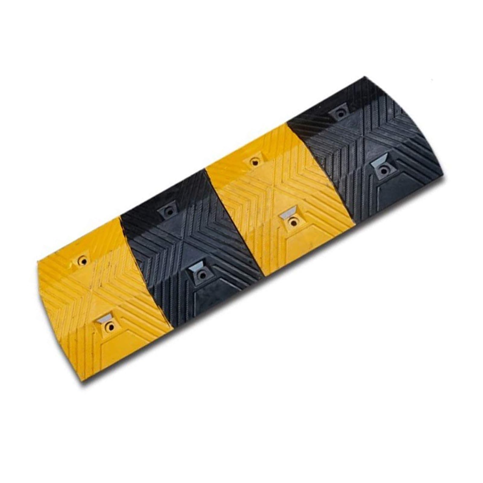 HTTGDGDH Speed Bumps, Rubber Road Bump Ramp Kit, Suitable For Vehicle Ramps, Garages, Car Uphill Pads, School Speed Bumps,