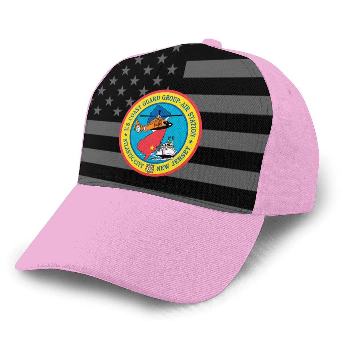 USCGC Group Air Station Atlantic City Unisex Adult Hats Classic Baseball Caps Peaked Cap