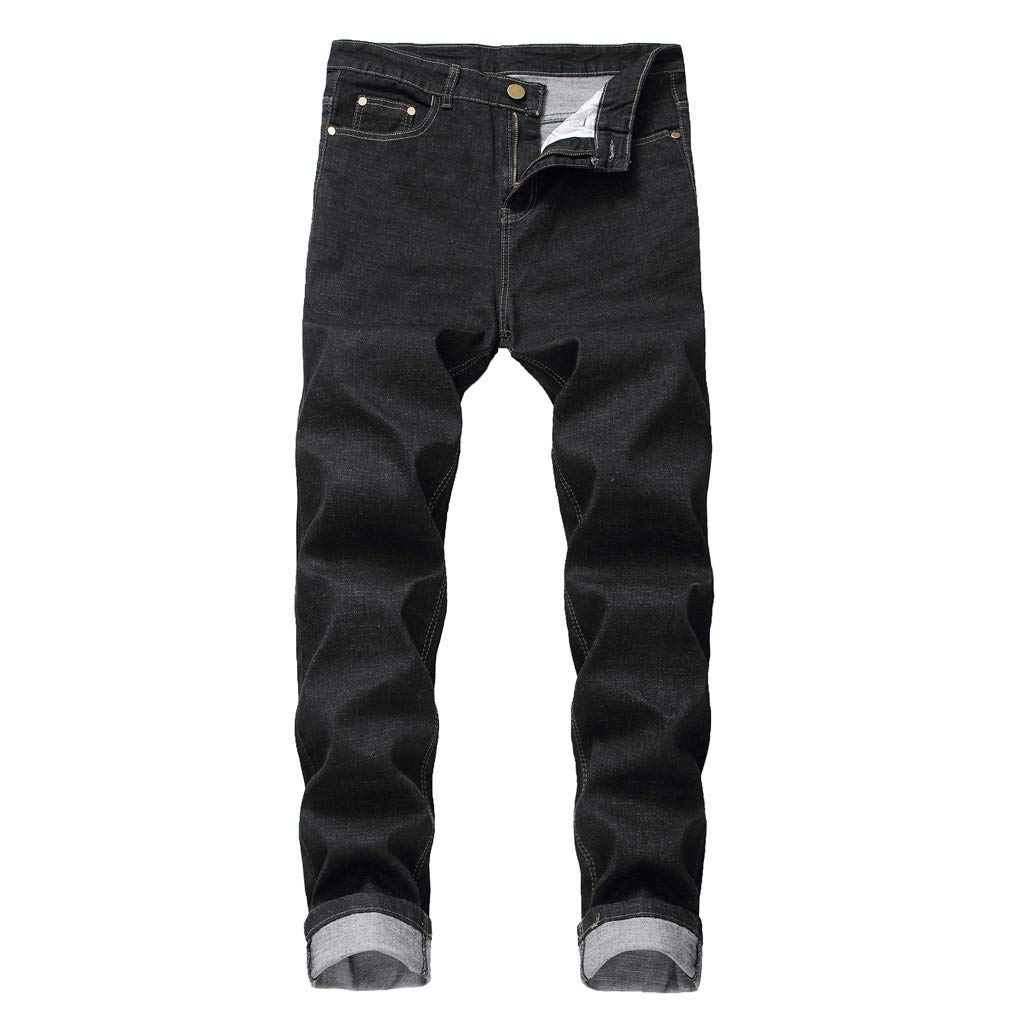 Denim Jeans Straight Slack Hip 