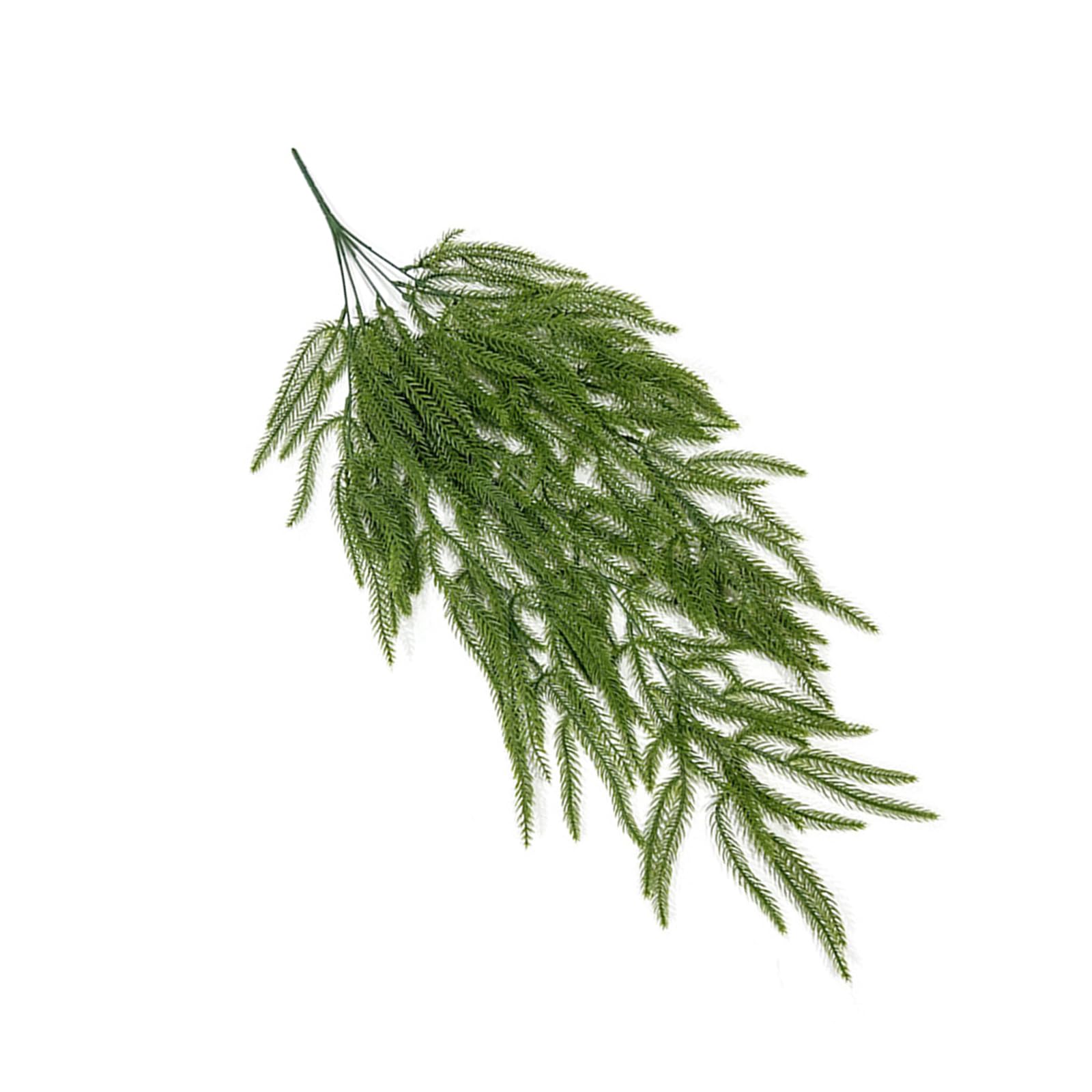 Kalttoy Pine Needle Wall Han Efficient Christmas Wall Greeneries Artificial Pine Needle Hanging Decors Sustainable Homes Seasonal Arrangement Without Maintenance Faux Pine Decors