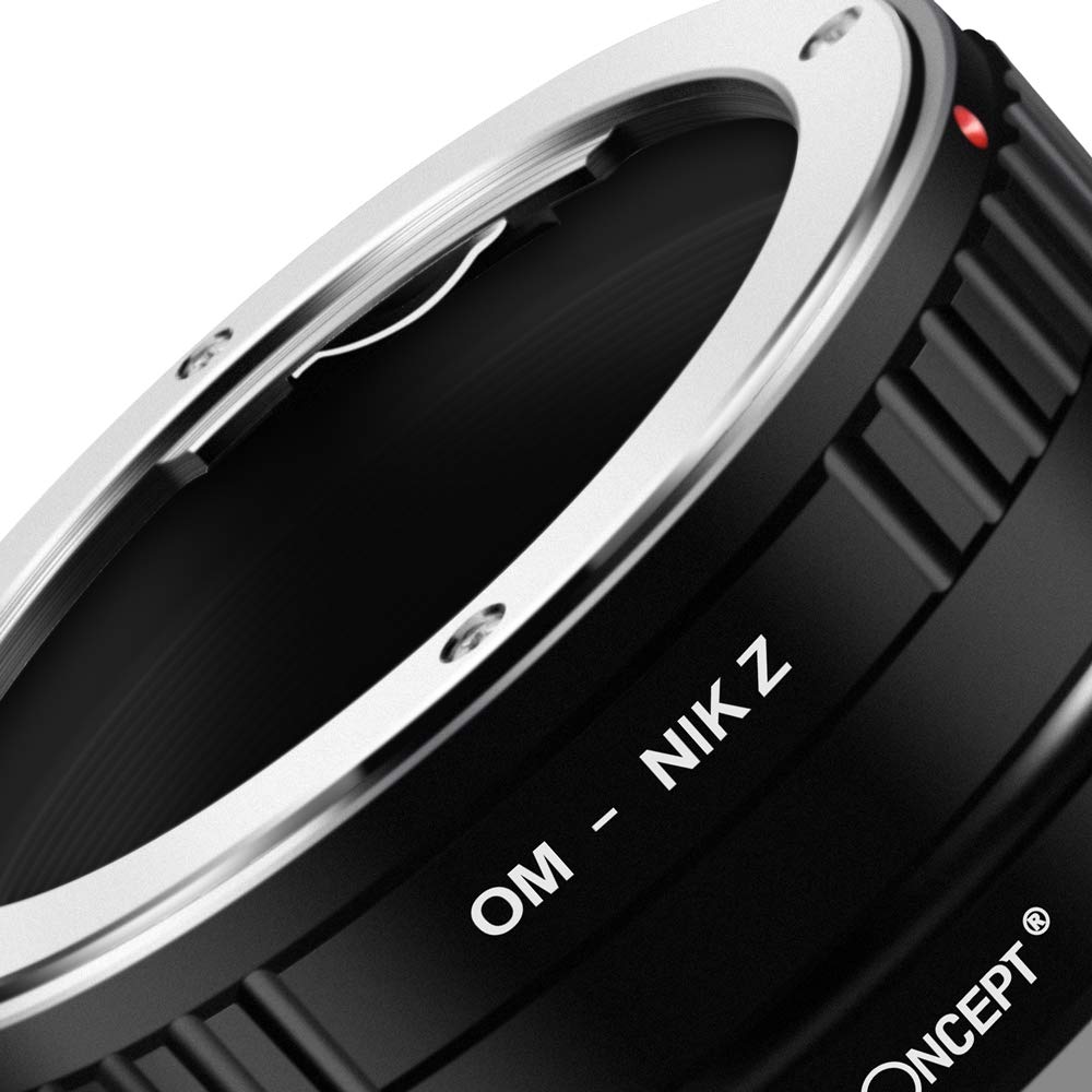 K&F CONCEPT Bague Adaptation Objectif pour Monter Objectif compatibile Con Olympus Om vers Boîtier compatibile Con Nikon Z (Om-compatibile Con Nikon Z)