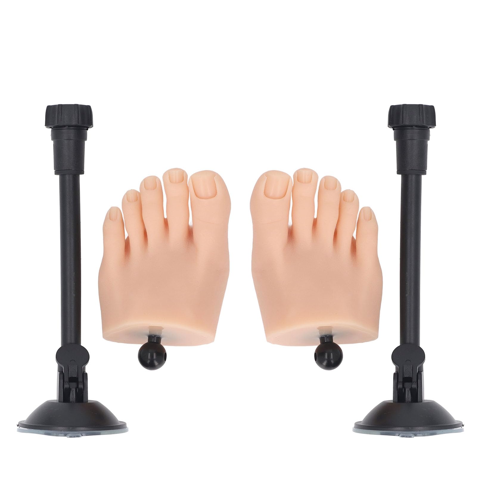 Pongnas Silikonowy Model Stopy do Treningu Paznokci do Praktyki Manicure Nail Artist Home Studio
