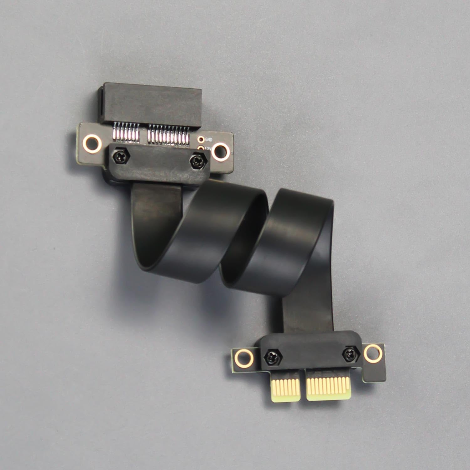 GLOTRENDS 200mm PCIe 3.0 X1 Riser Cable pour M.2, WiFi, Firewire, USB, cartes son, etc.