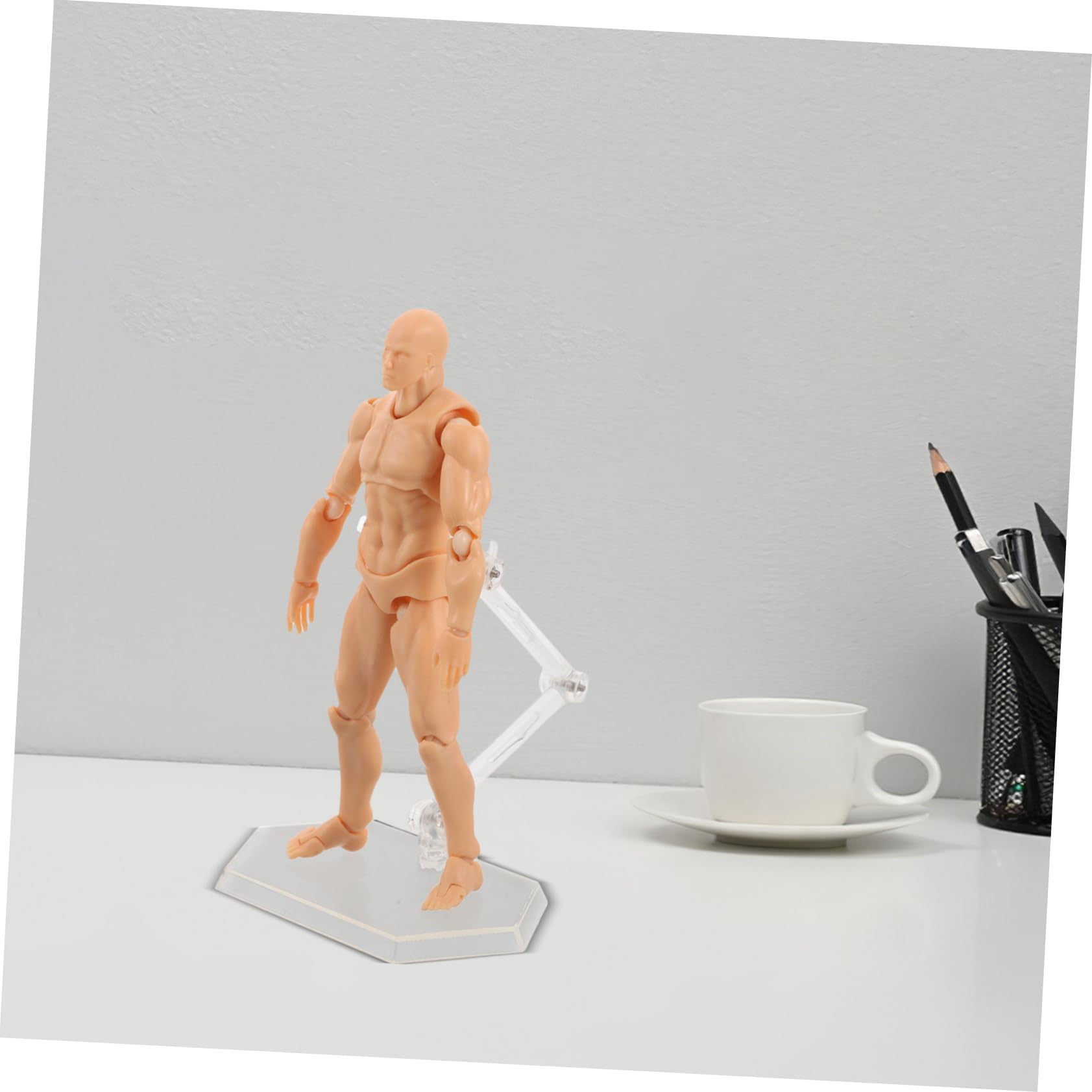 HOOTNEE Artist Drawing Sculpture Teach Stand Lifelike Poses for Drawing Model Figure Art